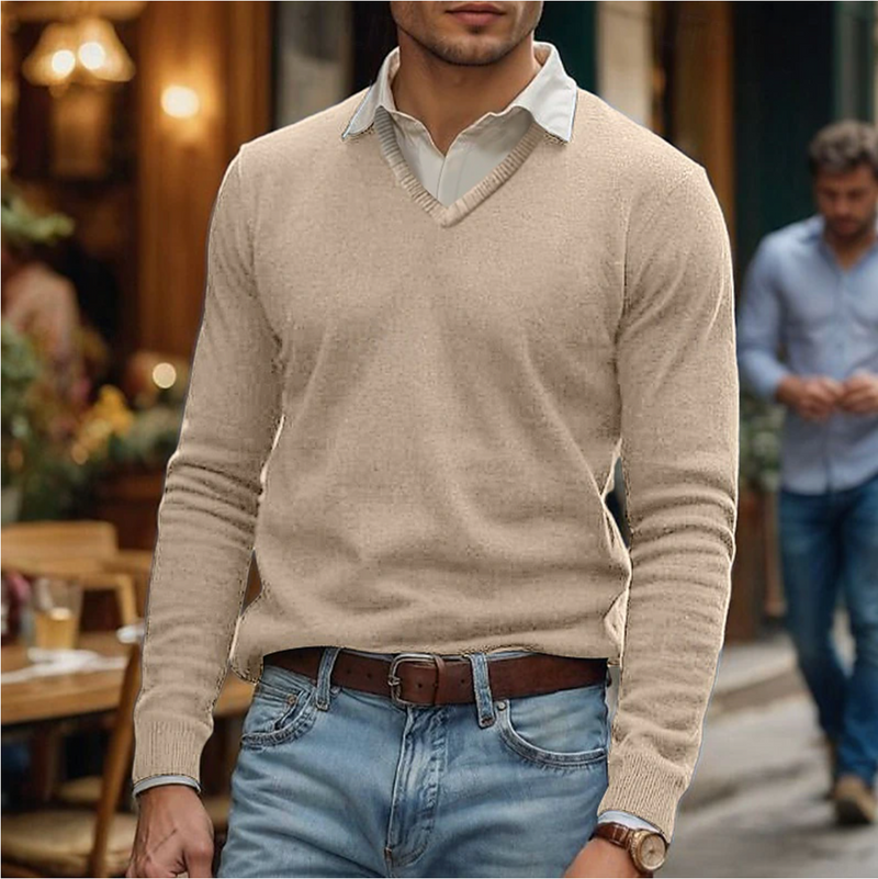 Percy Men's Sweater | V-neck