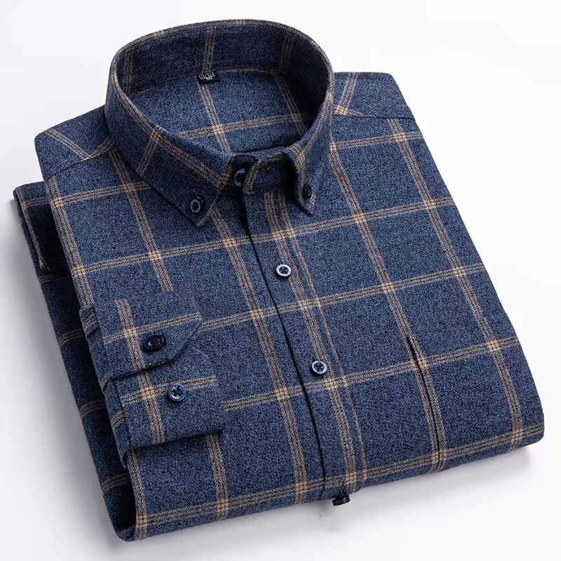 Otis Men's Plaid Shirt - front view