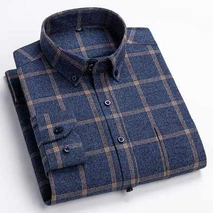 Otis Men's Plaid Shirt - front view