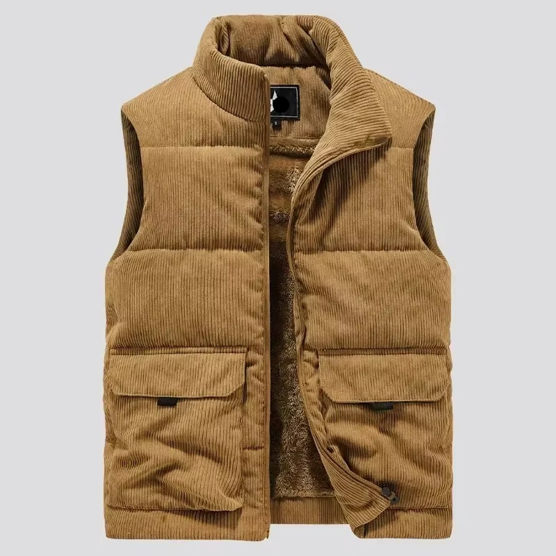 Isaac Men's Jacket | Padded, Wool, Sleeveless