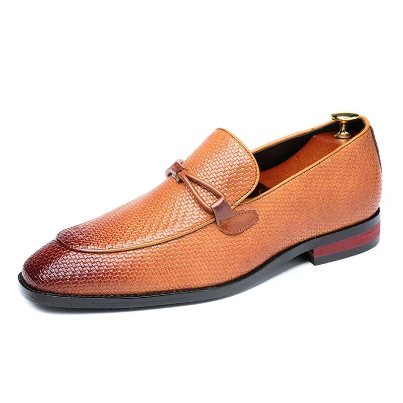 Arlo Men's Block Heel Loafers - flat lay