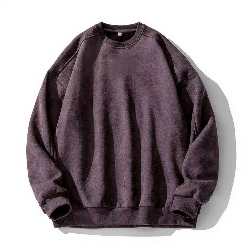 Zane Men's Oversized Sweatshirt - fabric and finish detail
