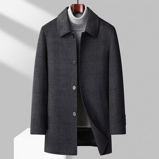 Orson Men's Trench Coat - styled view