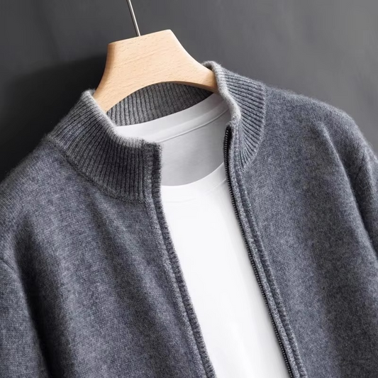 Ivor Men's Cardigan - front view