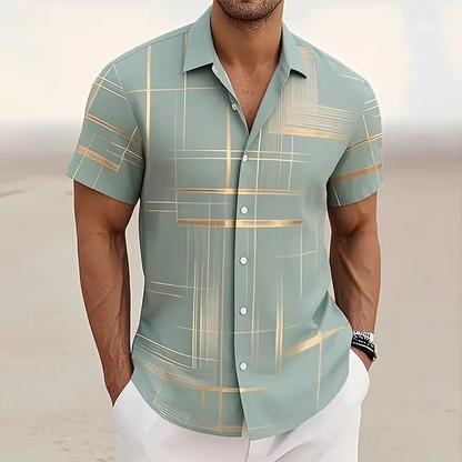 Felix Men's Plaid Shirt - back view