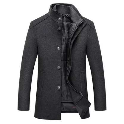 Finnian Men's Adjustable Coat - styled view