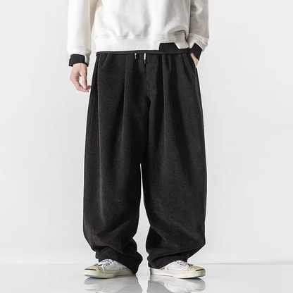Jude Men's Wide Leg Trousers - back view
