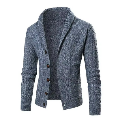 Isaac Men's Cardigan - styled view