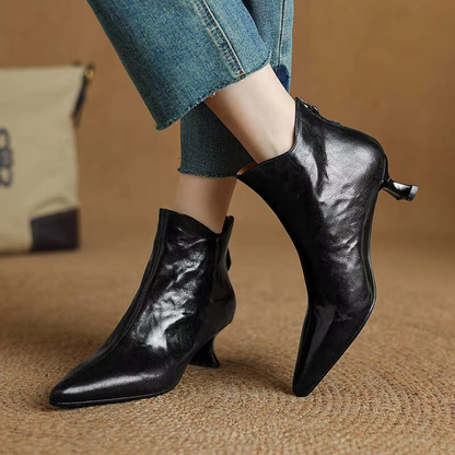 Hattie Women's Block Heel Ankle Boots - back view
