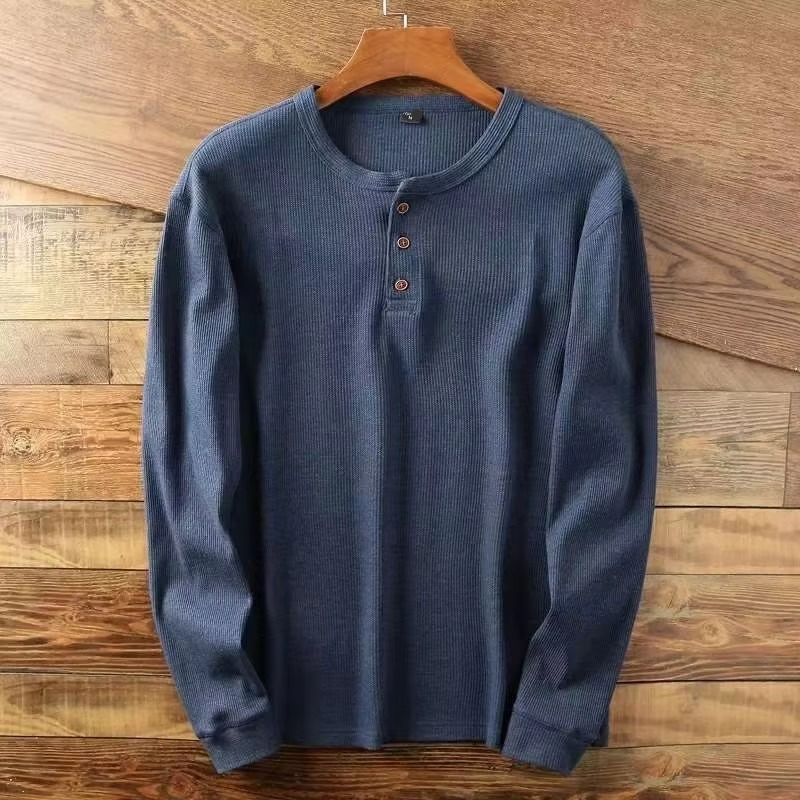 Flynn Men's T-shirt | Waffle, Slim Fit, Cotton