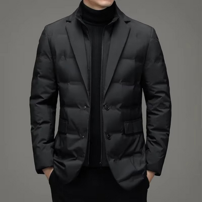Orson Men's Two-piece Set - fabric and finish detail