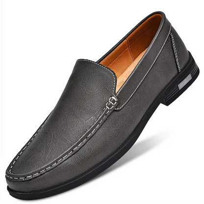 Theo Men's Loafers - fabric and finish detail