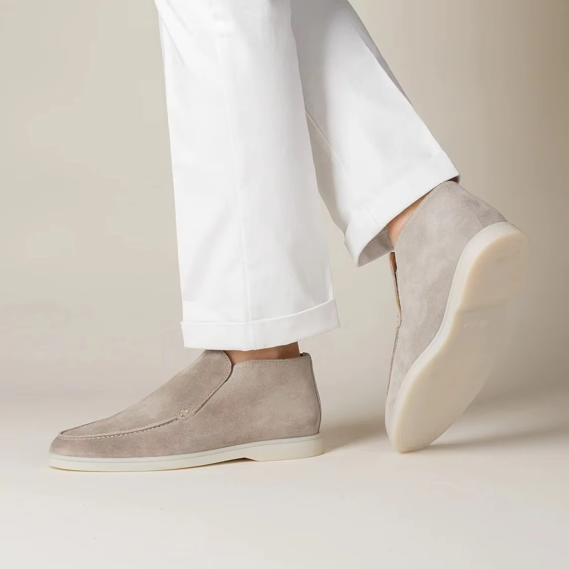 Jude Men's Suede Loafers - front view