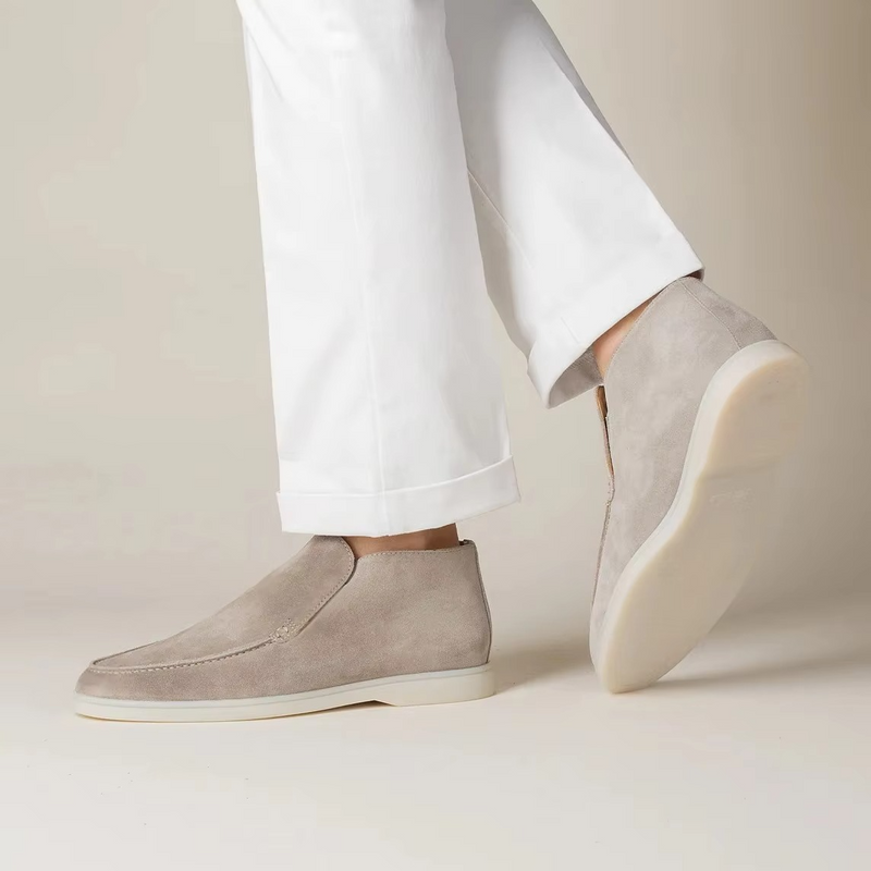 Jude Men's Suede Loafers | Classic, Slip, Leather