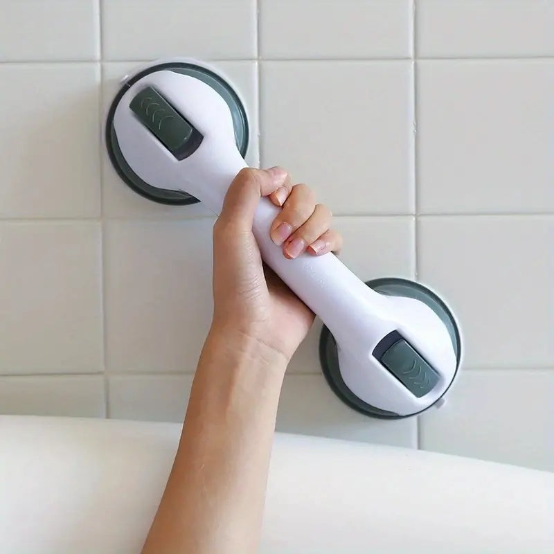 Secure Handle Bar - Safety Grab Bar with Suction Cup Mounting for Bathroom Stability 0