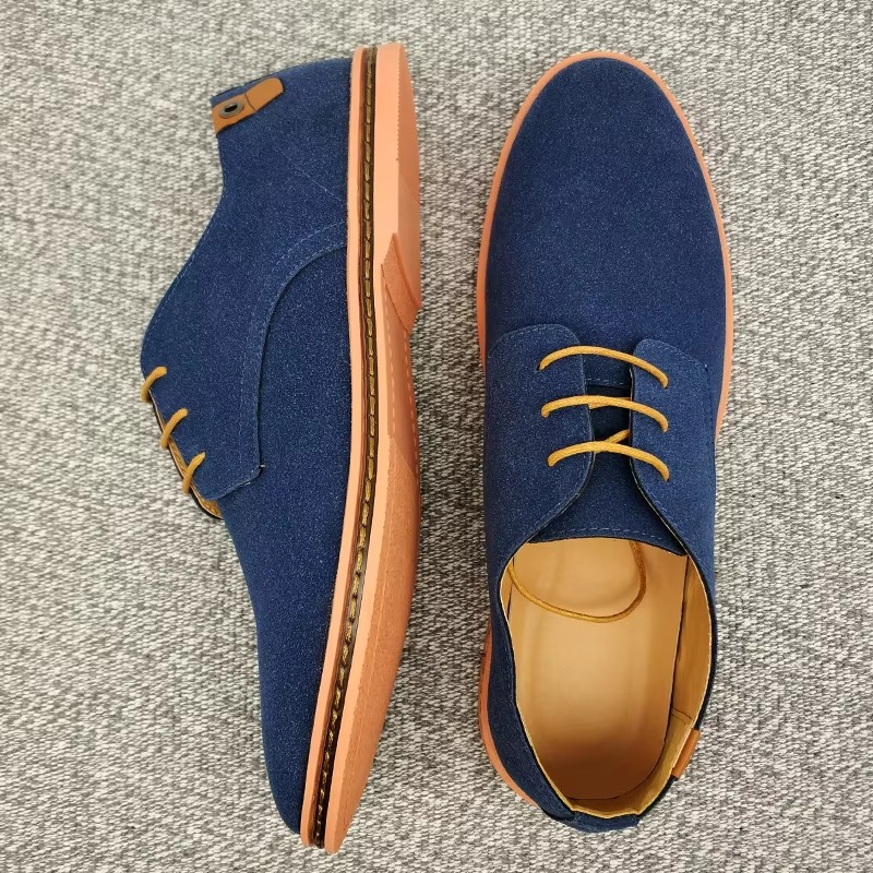 Lachlan Men's Suede Sneakers - back view