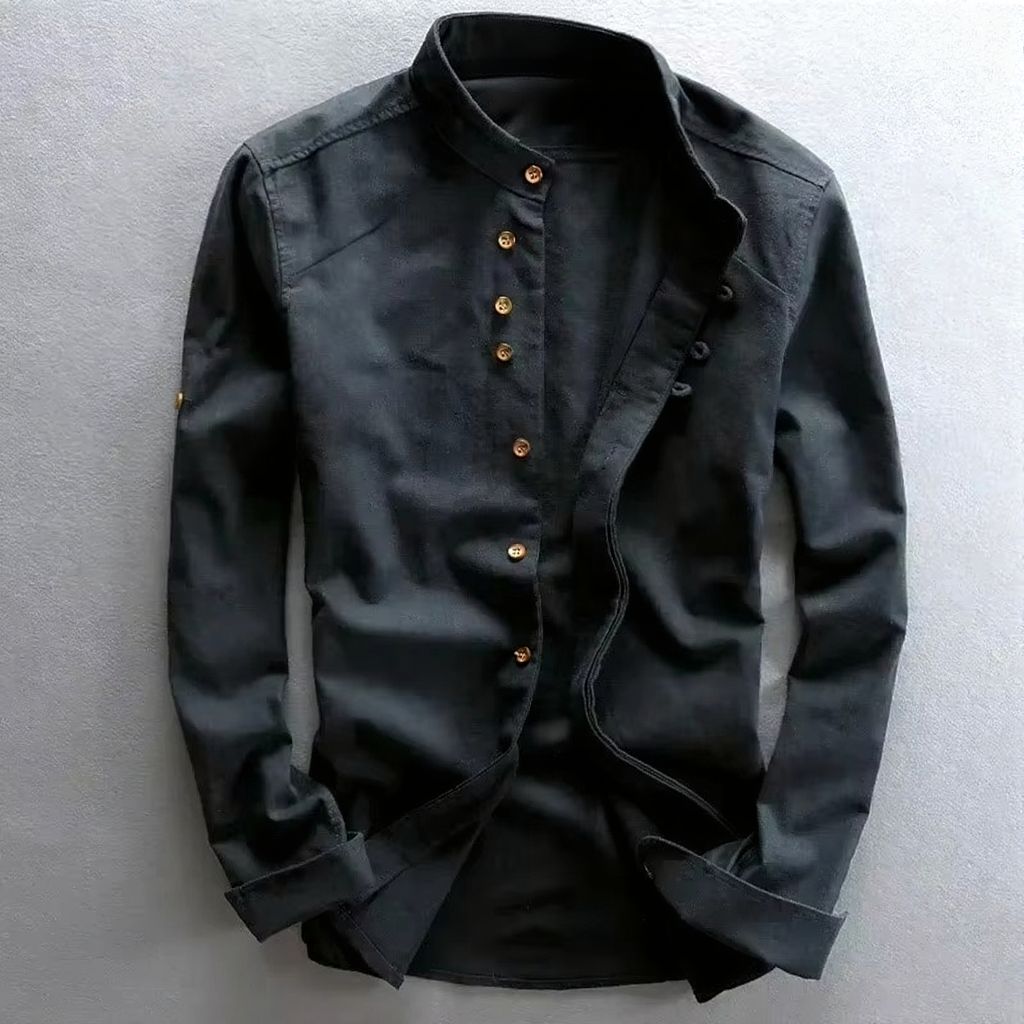 Cormac Men's Linen Shirt - back view