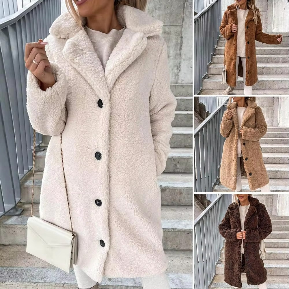 Uma Women's Oversized Trench Coat - full-length view