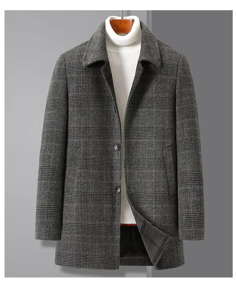 Barnaby Men's Trench Coat | Wool