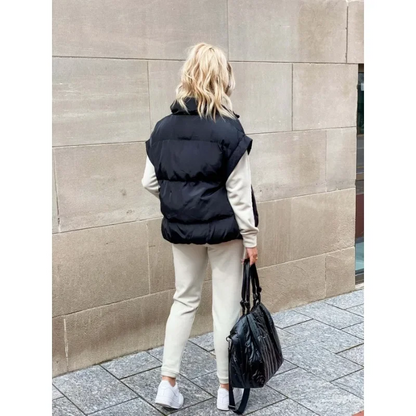 Wren Women's Puffer Jacket - styled view
