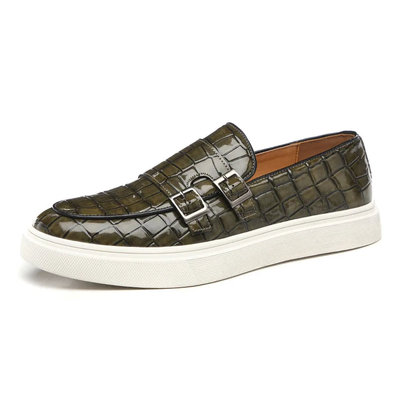 Xavier Men's Loafers - fabric and finish detail