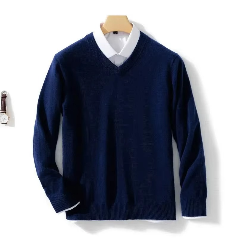 Rufus Men's Sweater | Wool, Knit, V-neck