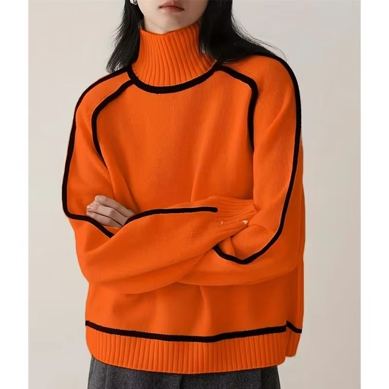 Lena Women's Striped Sweater - front view