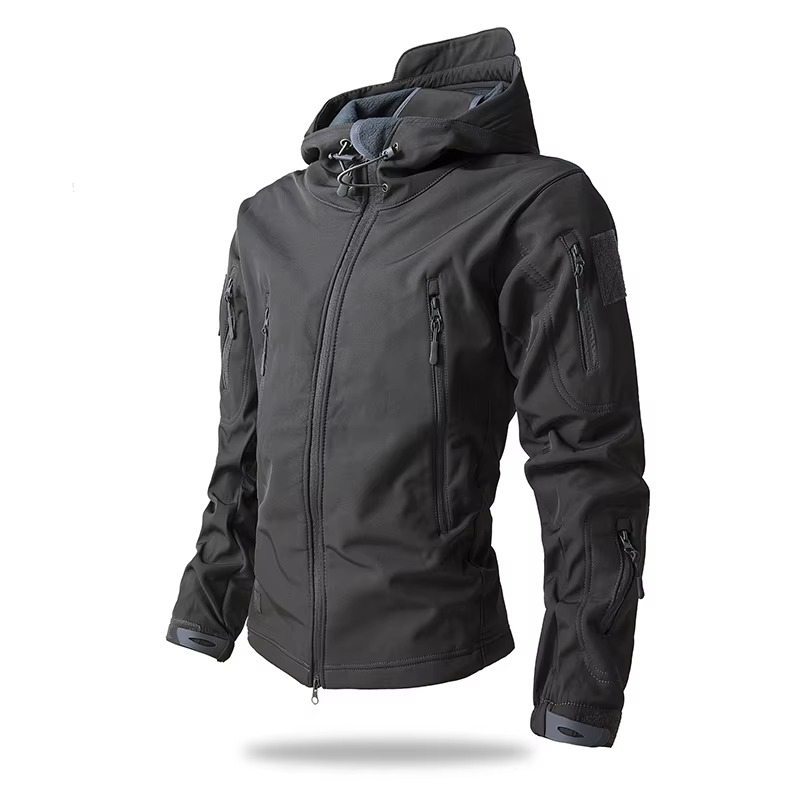 Flynn Men's Jacket | Fleece, Black