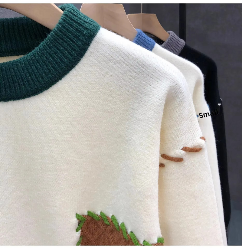 Ambrose Men's Sweater - close-up detail