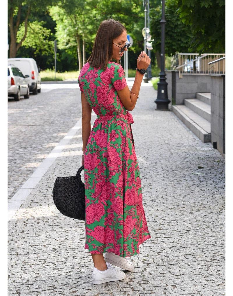Uma Women's Midi Dress - full-length view