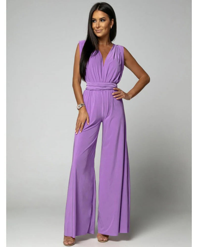 Paloma Women's Jumpsuit - fabric and finish detail