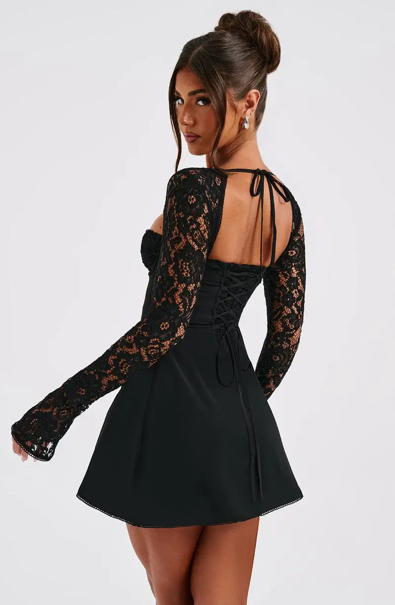 Ruby Women's Mini Dress - back view