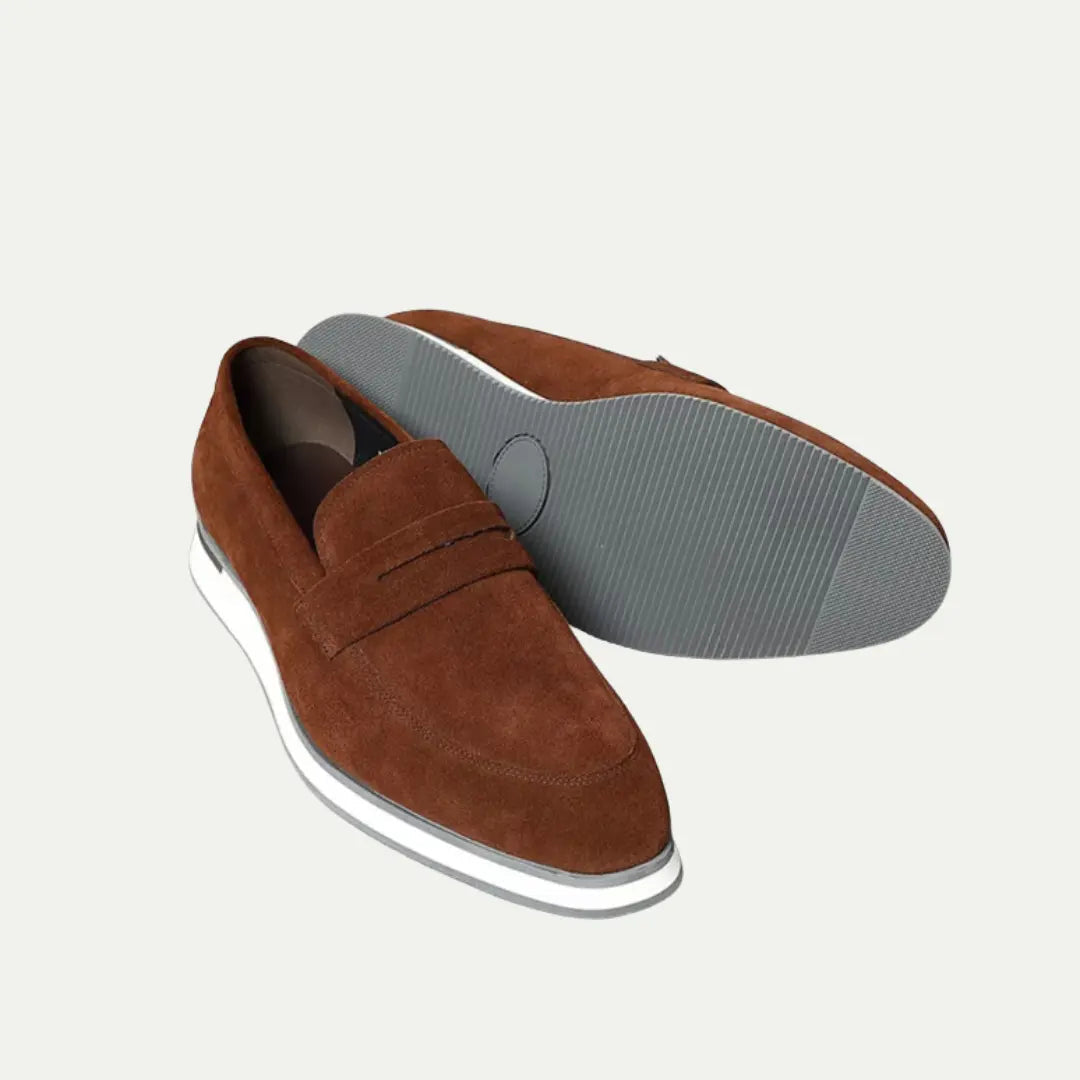 Rowan Women's Suede Loafers - fabric and finish detail