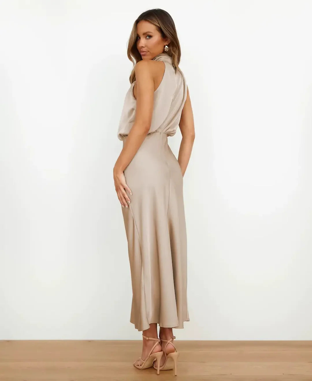 Kira Women's Midi Dress - styled view