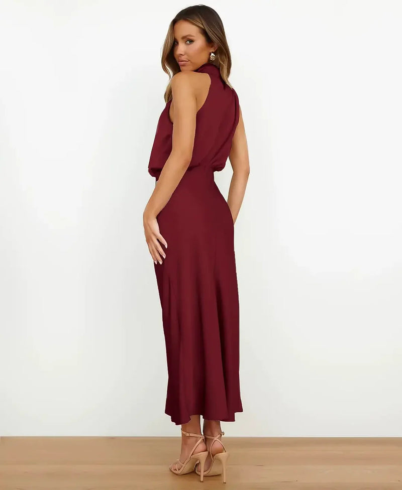 Kira Women's Midi Dress - back view