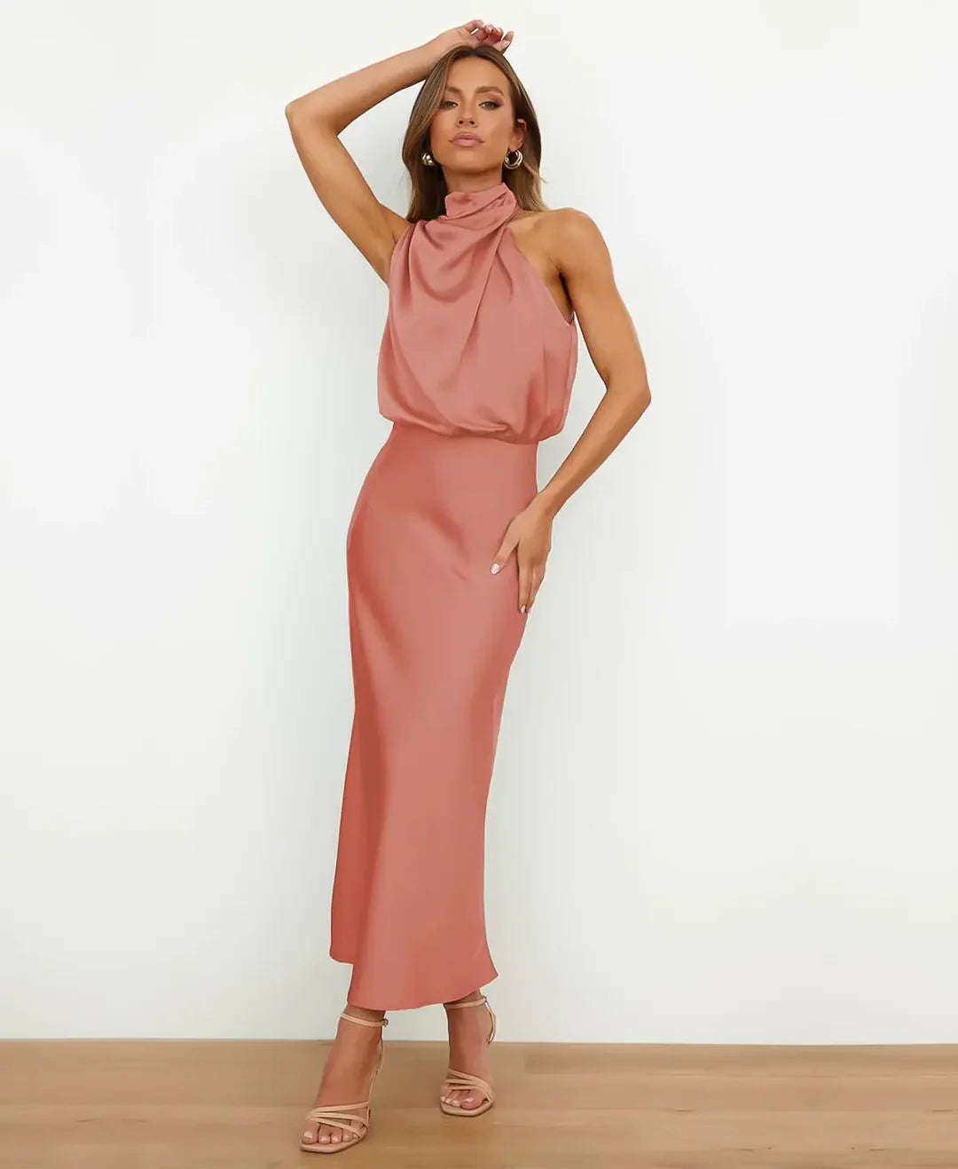 Kira Women's Midi Dress - flat lay