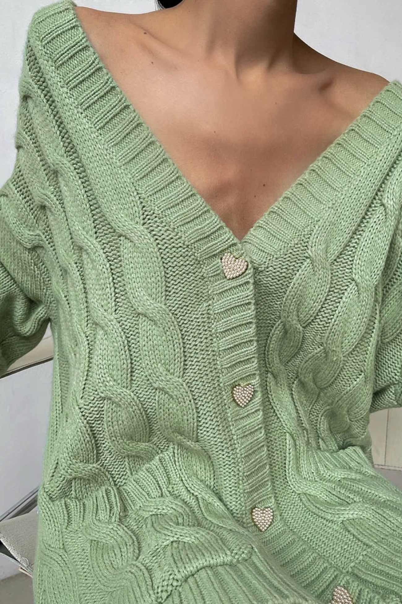 Camille Women's Oversized Cardigan - back view