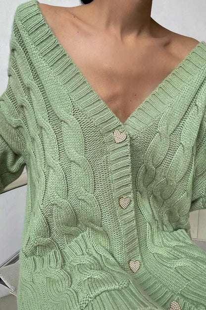Camille Women's Oversized Cardigan - back view