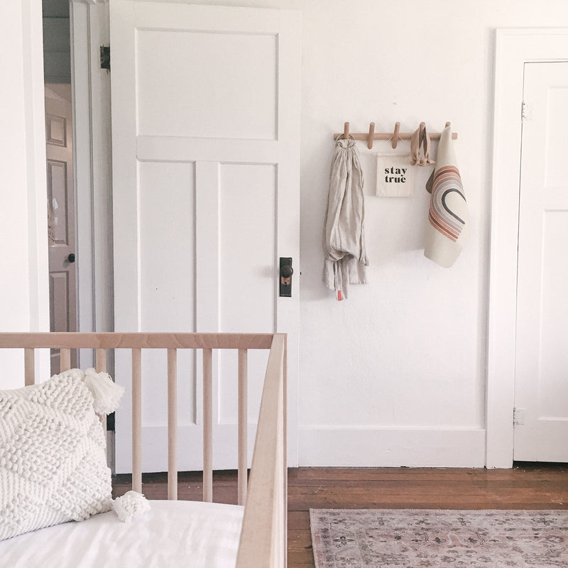 Stylish Wall Mounted Coat Rack with 5 Hooks – Natural Beechwood Hanger for Entryway, Bathroom, and Versatile Home Storage 6