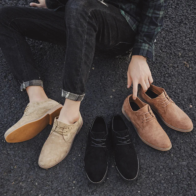 Flynn Men's Shoes - fabric and finish detail