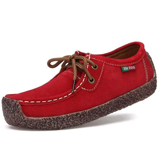 Wren Women's Suede Flats - front view