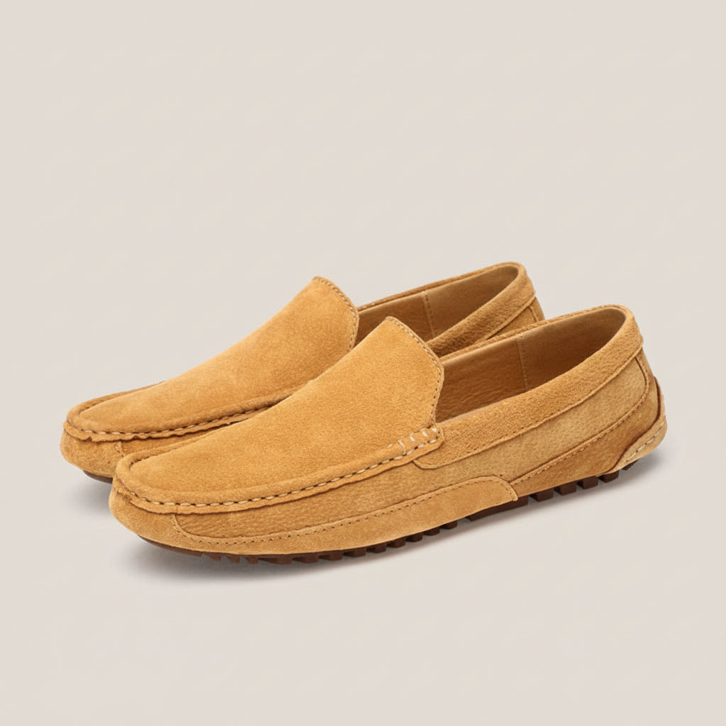 Soren Men's Loafers - fabric and finish detail