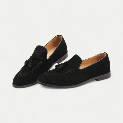 Tobias Men's Satin Loafers - front view