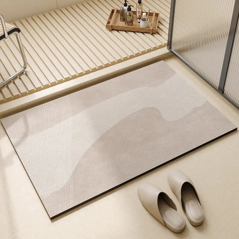 Super Absorbent Quick-Dry Bath Mat with Non-Slip Rubber Base – Soft and Stylish Bathroom Floor Mat 2