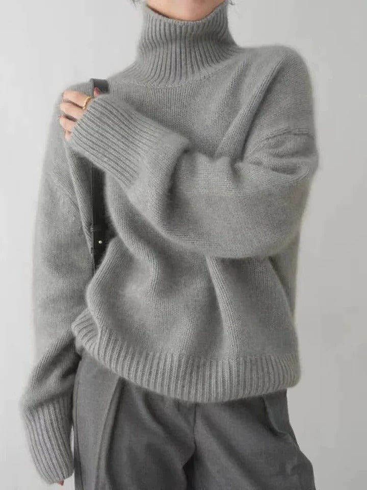 Nell Women's Sweater - fabric and finish detail
