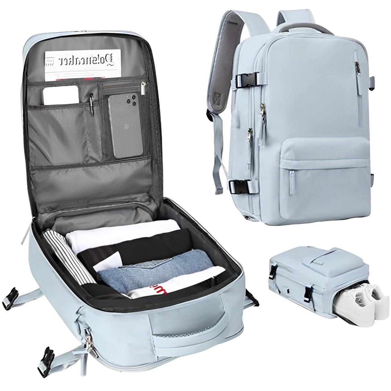 Saskia Women's Backpack - fabric and finish detail