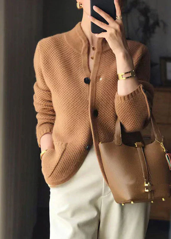 Lumi Women's Cardigan | Button Front, Crew Neck, Button