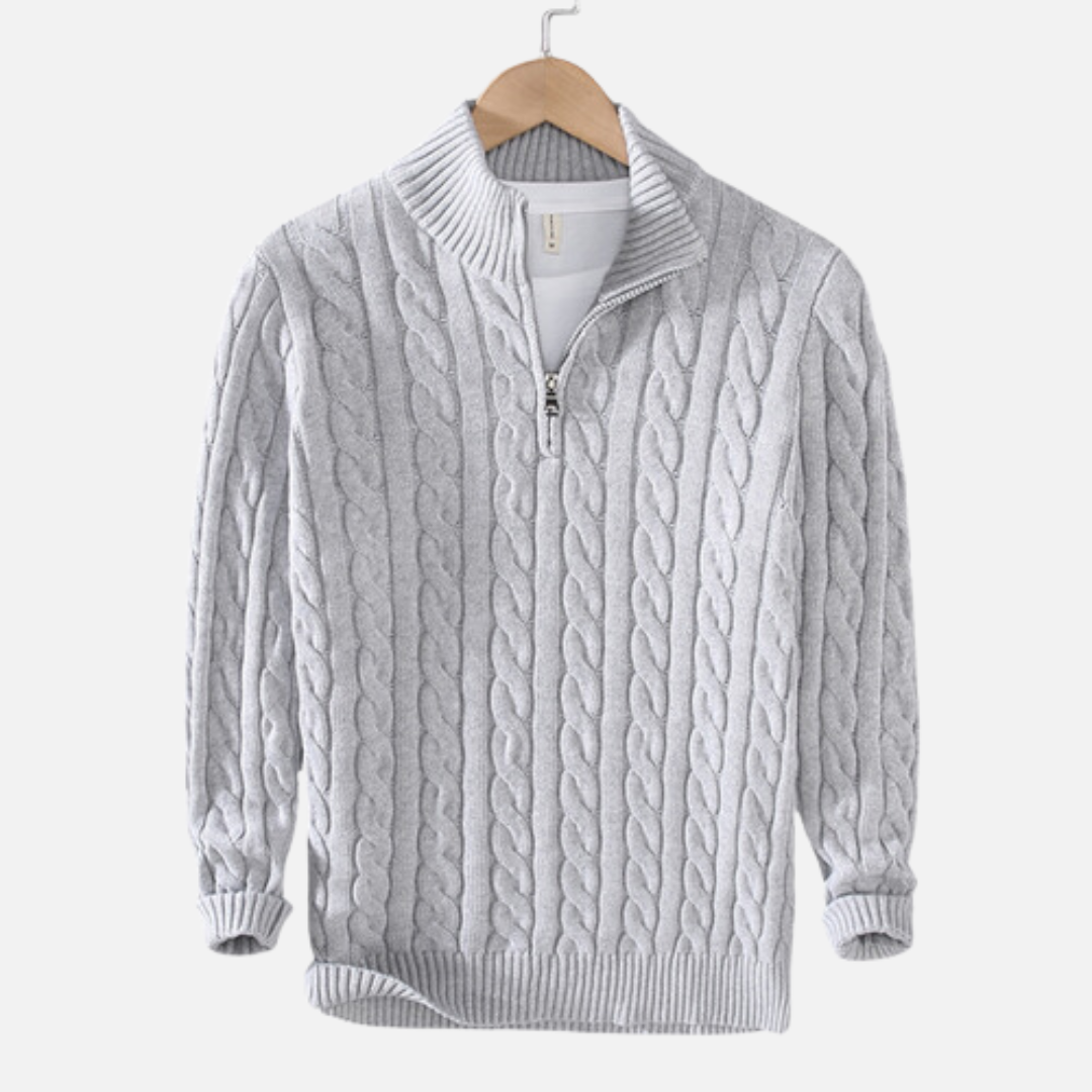 Auden Men's Cable Knit Sweater - front view
