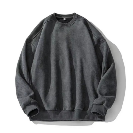 Zane Men's Oversized Sweatshirt - flat lay