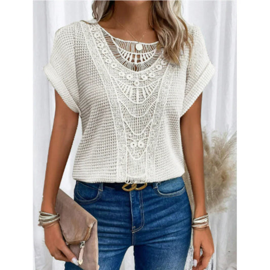 Colette Women's Crochet Top - front view